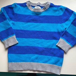🌻 children’s Place Sweater in Blue and Gray Stripes